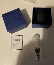 Silver Scenes Lavender Silver Plated Perfume Scent Bottle And Cap. Boxed