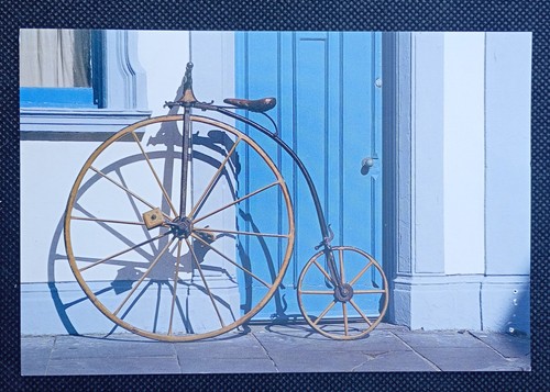 Wooden penny farthing - wooden, bicycle
