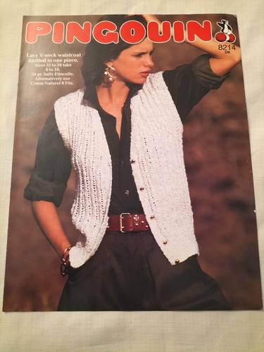 1980s lacy neck waistcoat - lacy,