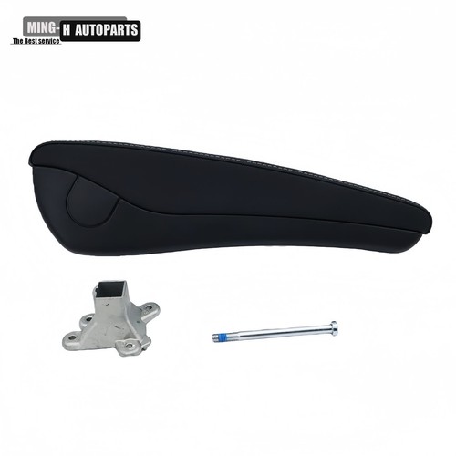Black leather driver side seat - black,
