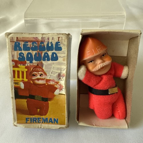 Rescue squad fireman matchbox - fireman,