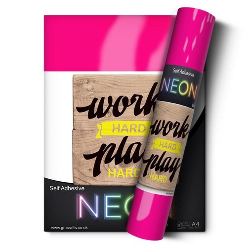 Self adhesive neon vinyl rolls - self-adhesive,