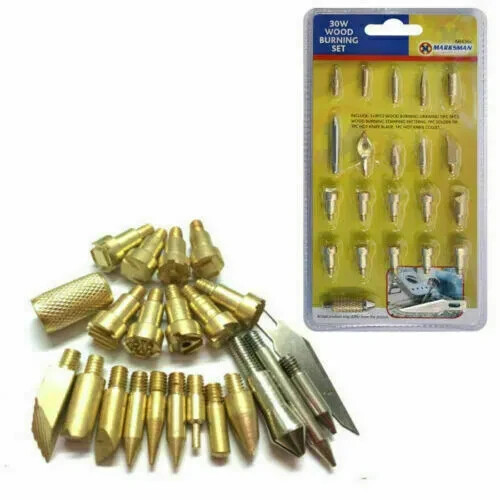 22pc wood burning - wood,