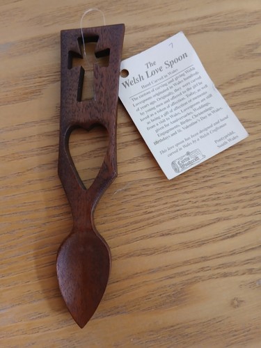 Hand carved welsh - carved, spoon