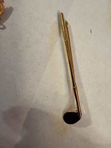 Vintage golf hat pin - pin, tone