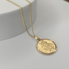9ct Gold on Silver 18mm