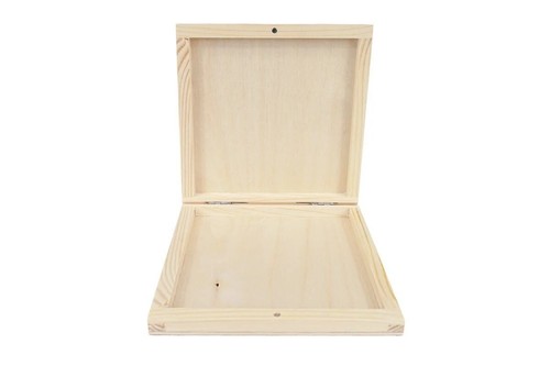 Square wooden dvd storage - square,