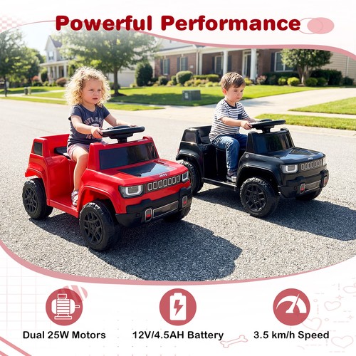 12v kids ride car - on,