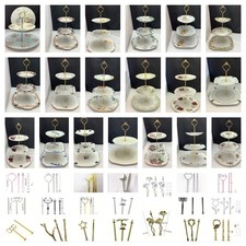 VINTAGE CHINA CAKE STAND  -