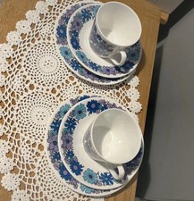 Vintage Tea Set Floral Retro