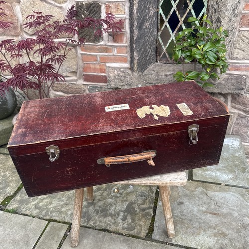 Vintage storage box chest - storage,