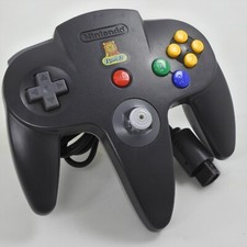 Nintendo 64 Black & Grey Hello-Mac Controller Pad NUS-005 Tested JAPAN Ref 1416