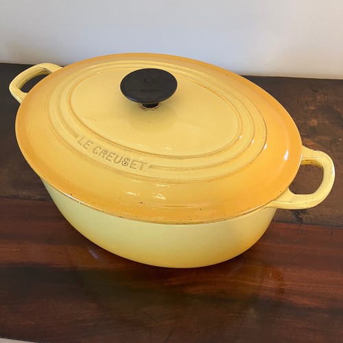Creuset oval cast iron - 💛, le