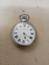 Lovely 1975 Ingersoll Pocket Watch Serviced new Crystal (438)
