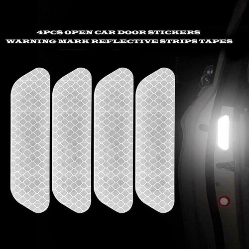 Reflective white sticker - 4x,