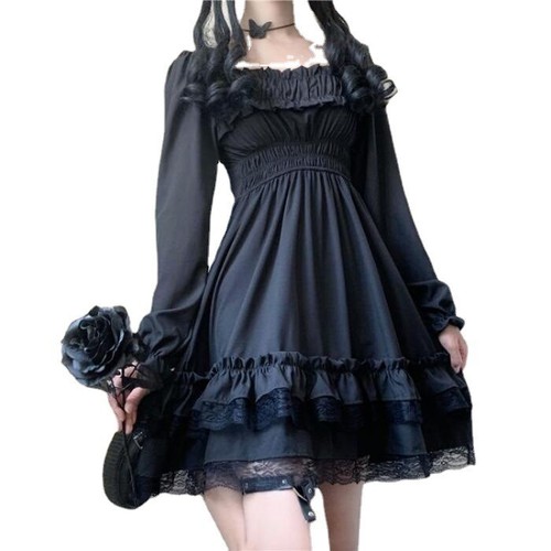 Women retro gothic lolita - retro,
