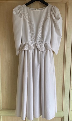 Vintage 80s 90s wedding dress - 90s,