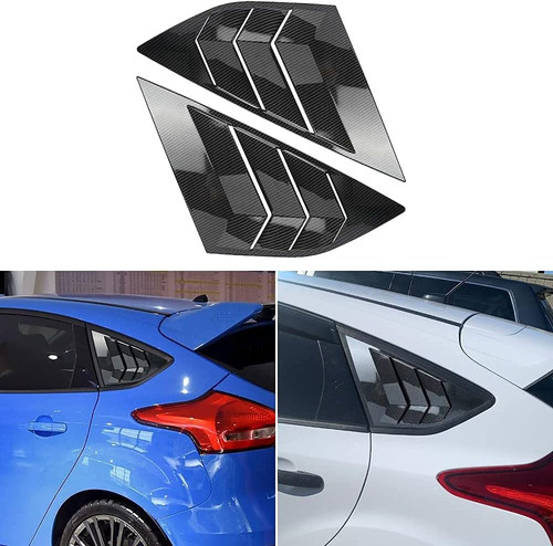 Rear side window - window, louvers