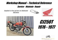 Honda CJ250T  CJ250 T Service