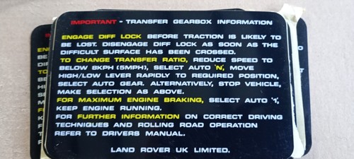 Nos classic range - range, rover