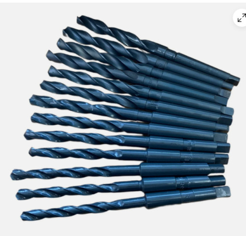 13pc taper shank drill set - taper,