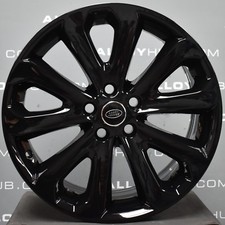 GENUINE LAND ROVER DISCOVERY 4 HSE 5002 20" INCH BLACK BLACK ALLOY WHEELS SET X4