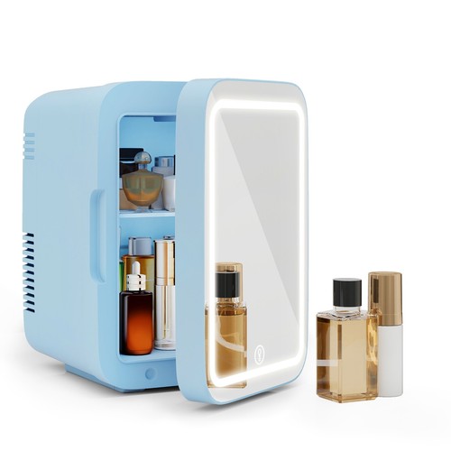 Mini fridge with led - with, mirror