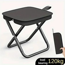 Small Folding Stool Mini Portable Outdoor Camping Chair Foldable Hiking