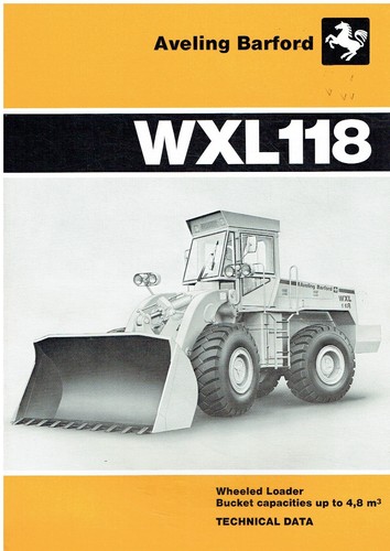 Aveling barford wxl118 wheeled - aveling,