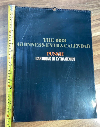 Guinness calendar 1988 punch - guinness,