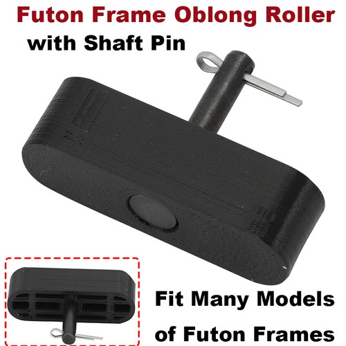 Futon frame oblong - roller, with