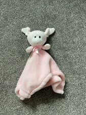 Snuggz Pink Mouse Bunny Rabbit Hug Toy Soother Baby Comforter Blanket Blankie