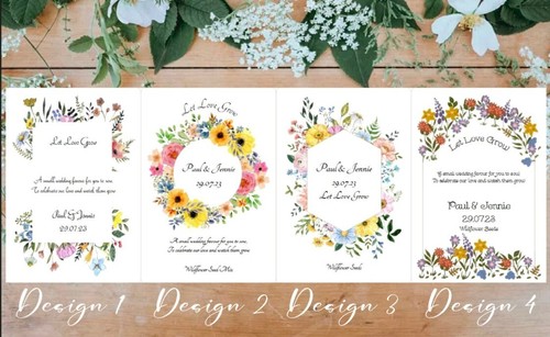 Wildflower wedding favours - wildflower,