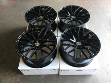 18" 2023 RS6 Style Alloy Wheel GLOSS BLACK R8 V10 STYLE Audi A3 A4 A6