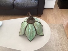 possibly mid century slag glass lampshade