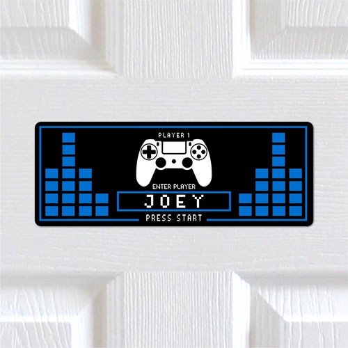 Personalised gamer metal - personalised,