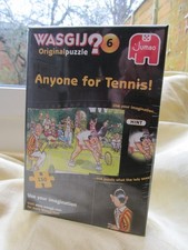 Wasgij Original Puzzle No 6 Anyone for Tennis 150 Pc Jigsaw NEW GIFT Christmas