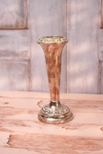 Vintage Metal Posy Frog Vase