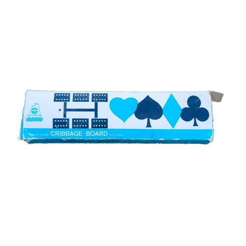 Vintage cribbage board - cribbage, –