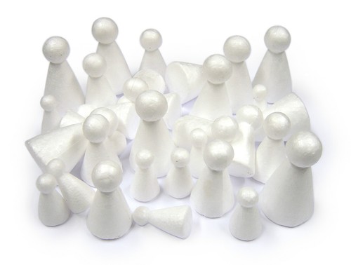 Assorted polystyrene craft - 30,