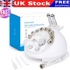 3 in 1 Diamond Microdermabrasion Dermabrasion Facial Peel Vacuum Machine UK