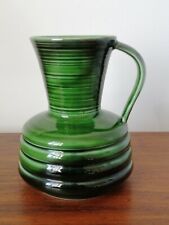 Mid  Century SylvaC Glazed Green Handled Vase 5474 with error mark RARE