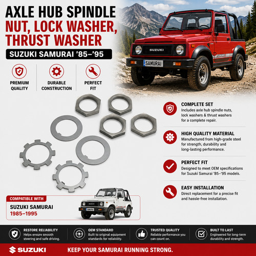 Suzuki samurai axle hub - samurai, 85-95
