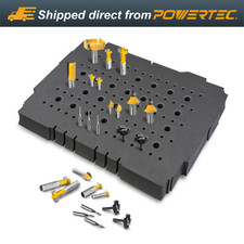POWERTEC Router Bit Storage