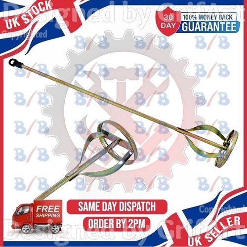 Extra long 600mm paint mixer - long,