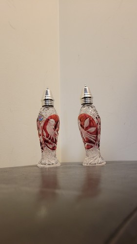 Vtg hofbauer red byrdes birds - hofbauer,