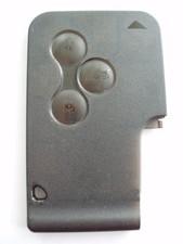 RFC 3 button key card case for Renault Megane mk2 Scenic remote fob 2003 - 2008