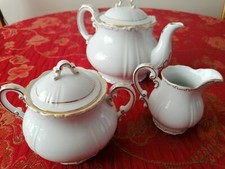 Zsolnay White Porcelain Tea
