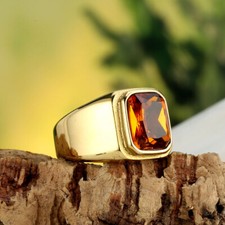 Men Women Square Blue Stone