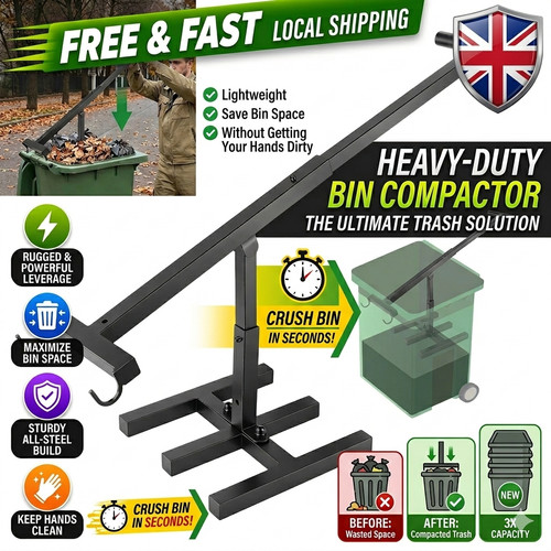 Wheelie bin compactor rubbish - wheelie,